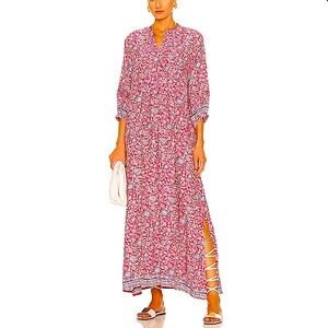 Natalie Martin Pink Floral Maxi Dress